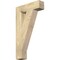 Ekena Millwork Traditional Block Rough Sawn Bracket, Douglas Fir, 4"W x 16"D x 28"H BKT04X16X28TRA05RDF - alternate 1